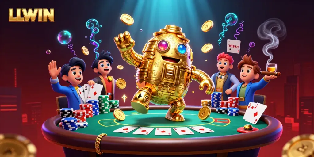 Experience thrilling gaming at LLWIN with vibrant casino scenes and rich graphics.