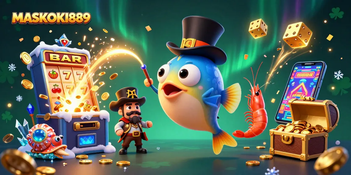 Join the MASKOKI889 adventure to uncover hidden wins with exciting slot machines and treasures.