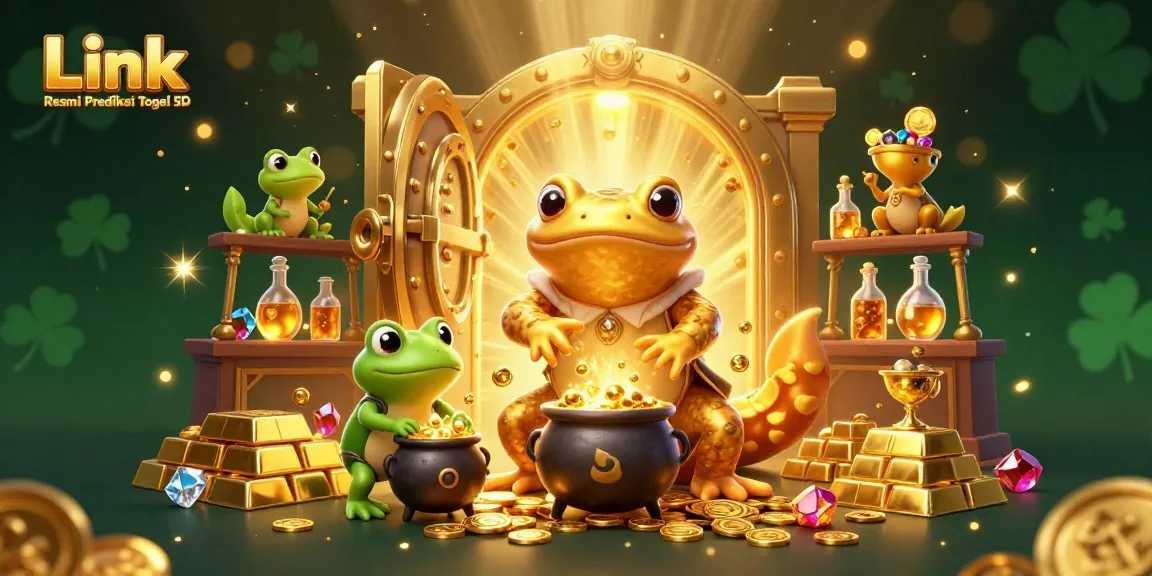 Engage with the immersive world of Link Resmi Prediksi Togel 5D through magical gambling illustrations.
