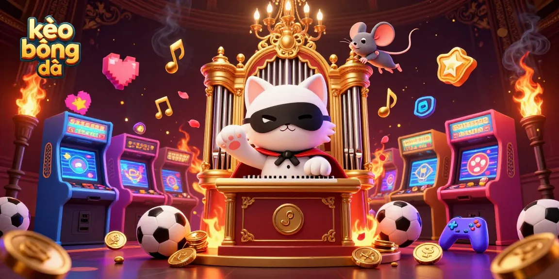 Engage with the excitement of kèo bóng đá, where vibrant sports-themed arcade elements and animated characters bring betting to life.