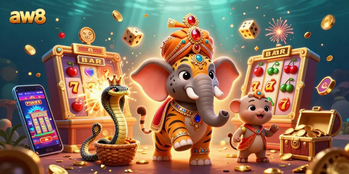 A spectacular scene featuring the aw8 prize slot machine explosion, with vibrant visuals and colorful elements for online gaming excitement.