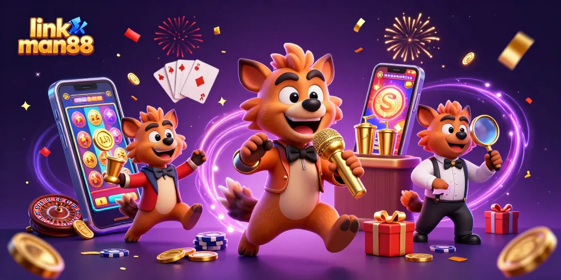 Experience the thrill of gambling with link man88 in a vibrant casino scene filled with excitement.