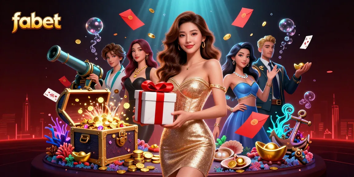 Experience the vibrant atmosphere of fabet with a glamorous woman celebrating casino wins.