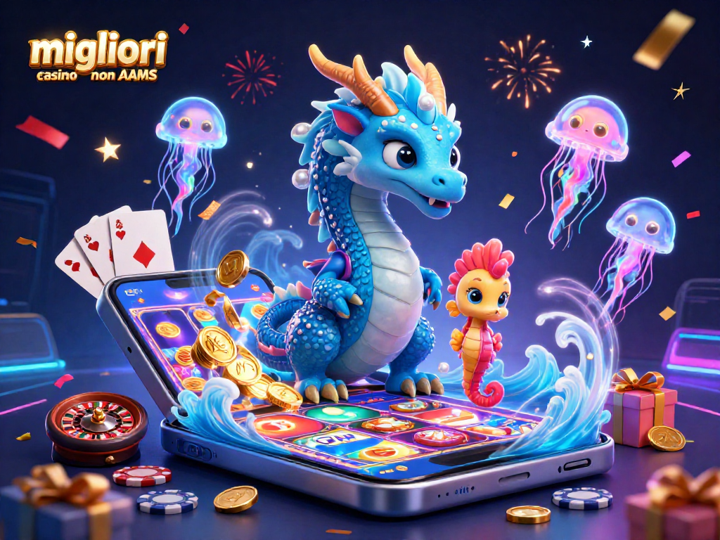 Gioca nei migliori casino non AAMS, esplorando un mondo di gioco con draghi e creature sottomarine.