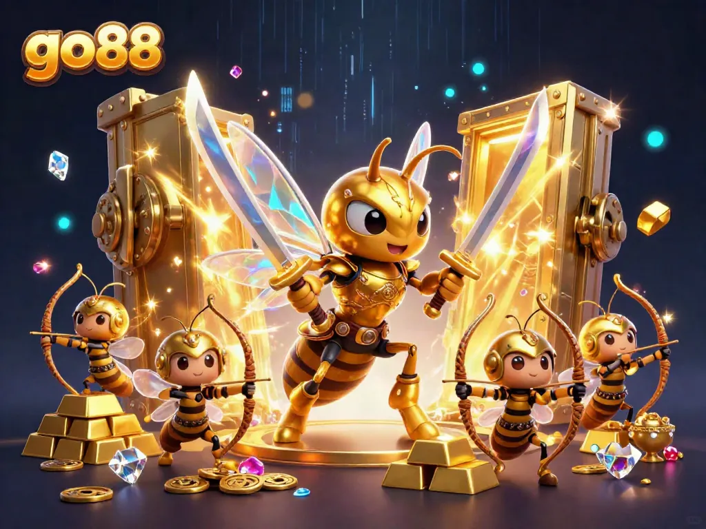 Experience the thrill of gaming at go88 with a magical, vibrant casino scene.