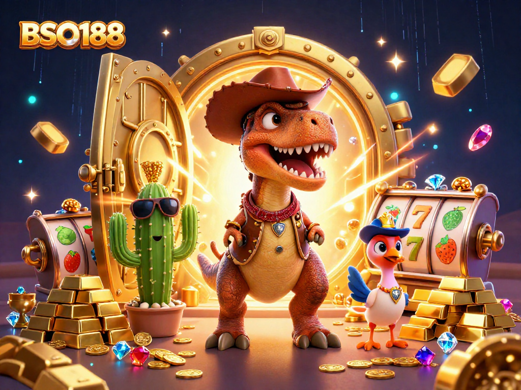 Experience the thrill with BSO188 as you spin the reels for jackpots and riches!