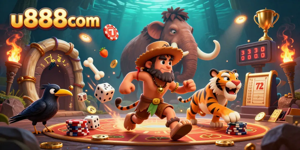 Experience thrilling adventures with u888com at an exciting prehistoric casino filled with vibrant game elements.