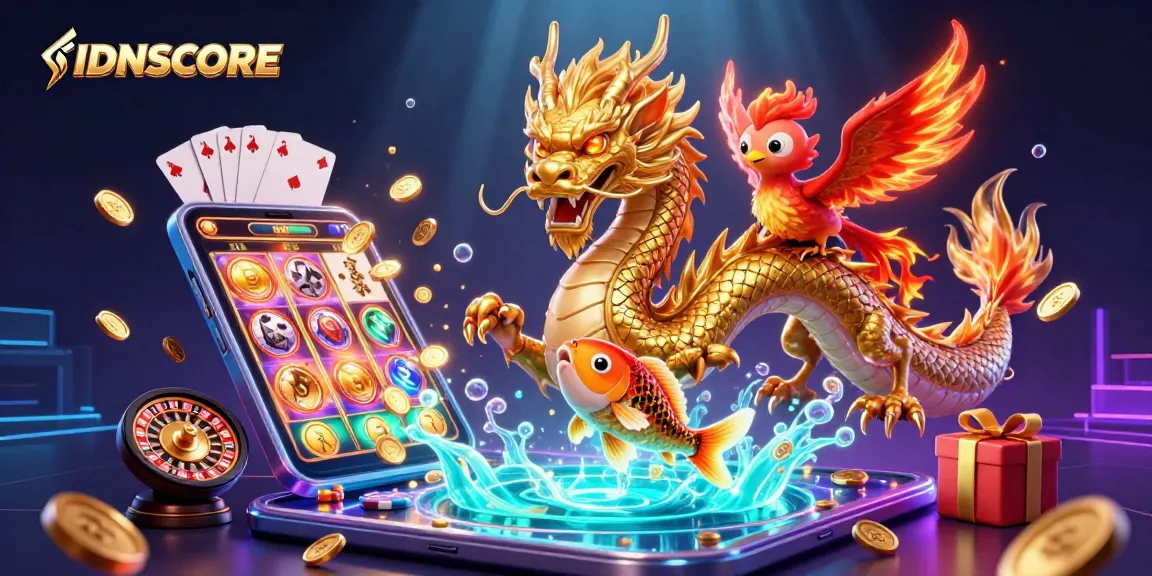 Experience excitement with IDNSCORE through vibrant casino elements and dynamic game action.