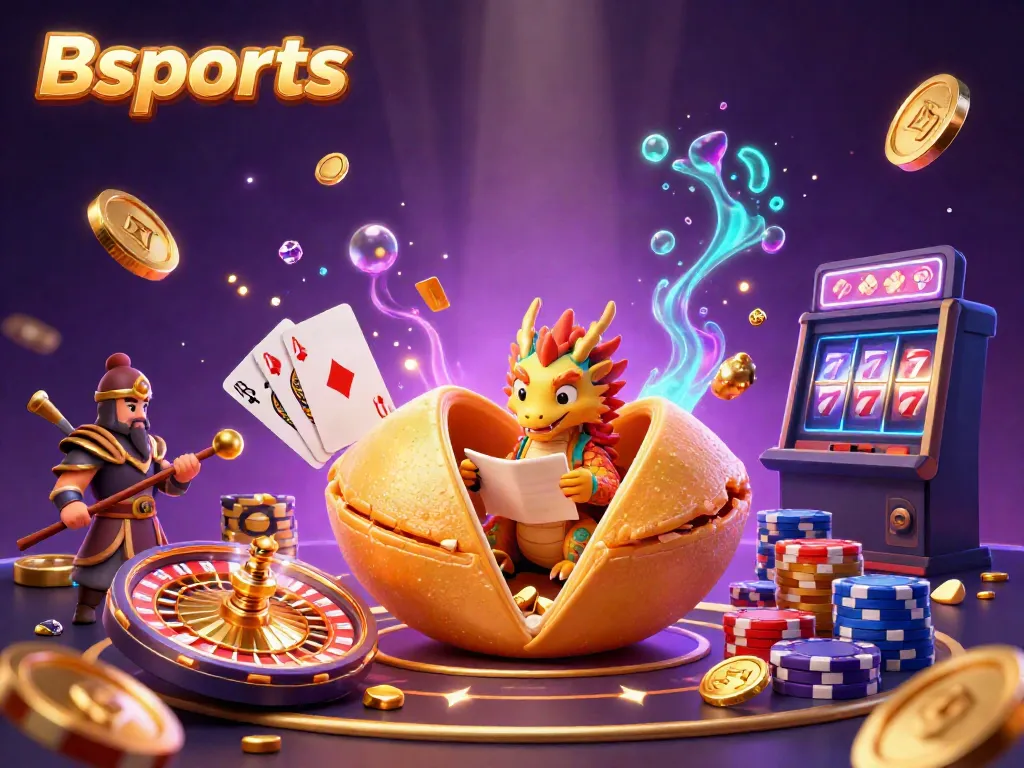 Engage with Bsports live sports betting through a magical and vibrant 3D illustration.