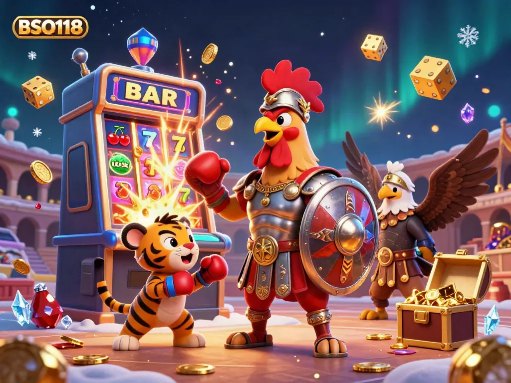 Experience thrilling gaming with BSO118's immersive online casino, featuring dynamic characters and action.