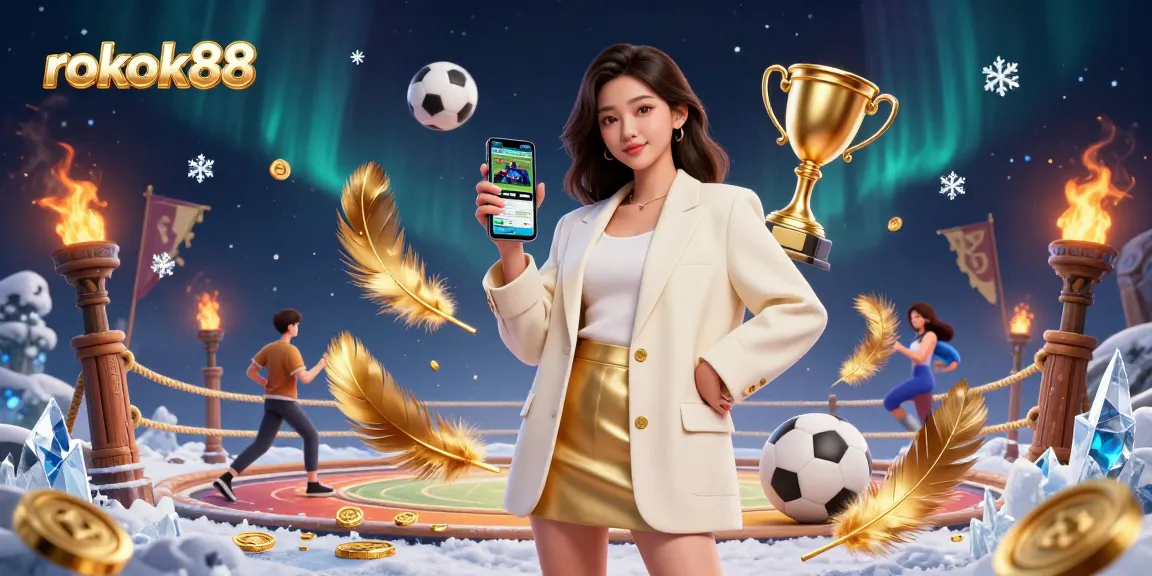 Experience the thrill of betting with rokok88, showcasing a vibrant sports betting lifestyle.