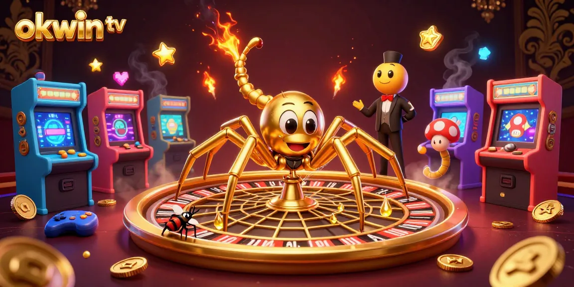 Engage with okwin tv's exciting gambling world, betting on a roulette wheel of fun.