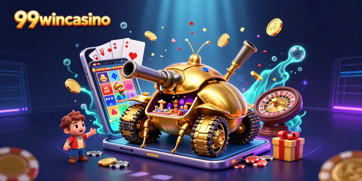 Win big at 99wincasino with playful 3D characters and casino elements bursting with excitement.