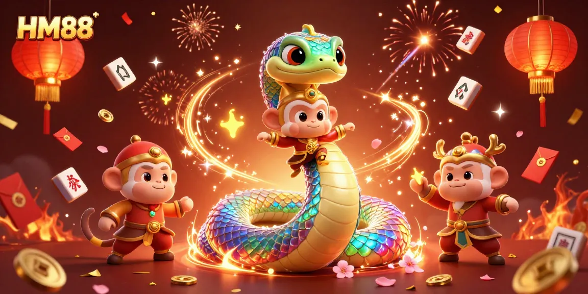 Experience thrilling gameplay at HM88 featuring vibrant characters in a dynamic online casino scene.