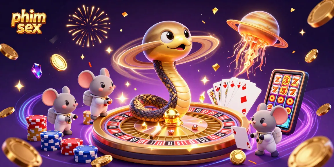 Experience thrilling action with phim sex in an imaginative casino scene featuring betting astronauts.