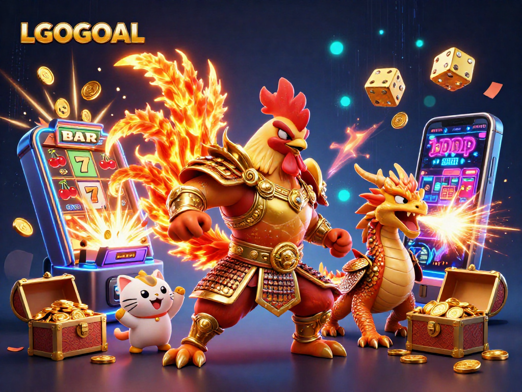 Betting on LGOGOAL's exciting sports predictions amidst dynamic gaming elements and vibrant visuals.