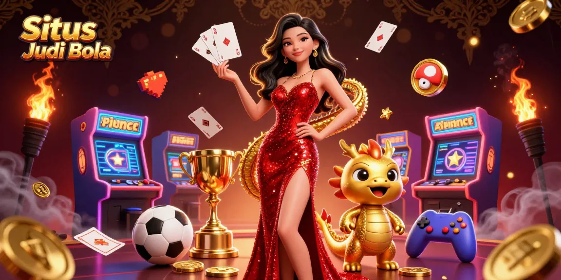 Engage in Situs Judi Bola for thrilling sports betting with vibrant characters and dynamic elements.