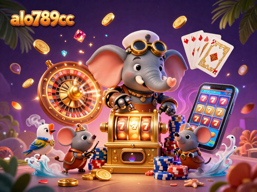 Experience thrilling gaming at alo789bcc featuring dynamic slot machines and vibrant casino elements.