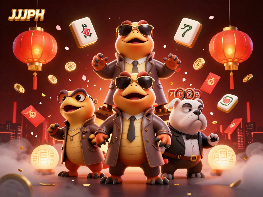 JJJPH raptors humorously attempt to access VIP lounge in a lively casino scene.