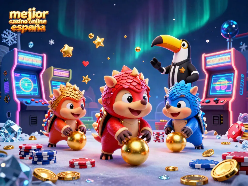 Experimenta la emoción de ganar en el mejor casino online España con pangolines y oro.