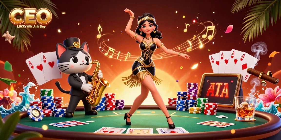 Experience the thriving online gaming world with CEO LUCKYWIN Anh Duy leading the charge in style.