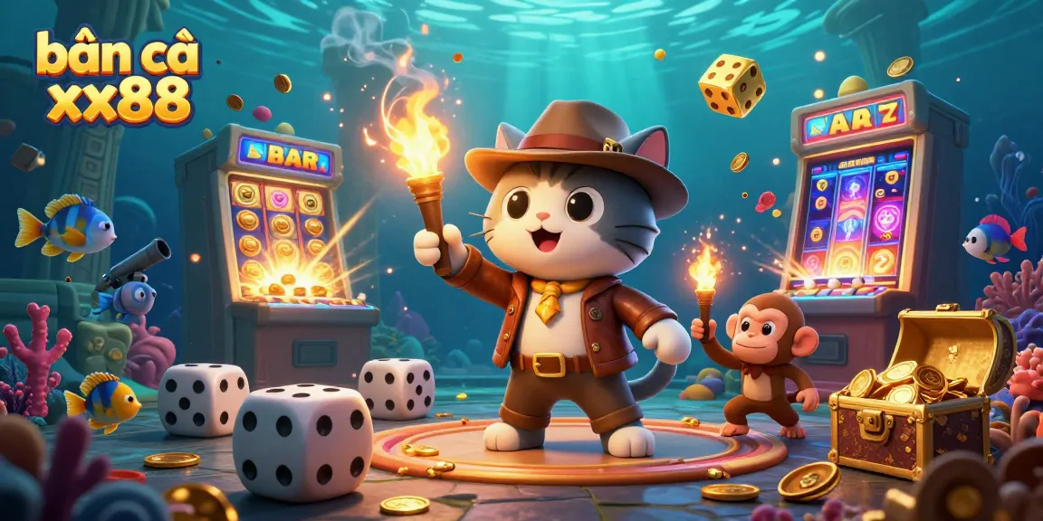 Experience the excitement of bắn cá xx88 with dynamic gameplay and vibrant underwater characters!