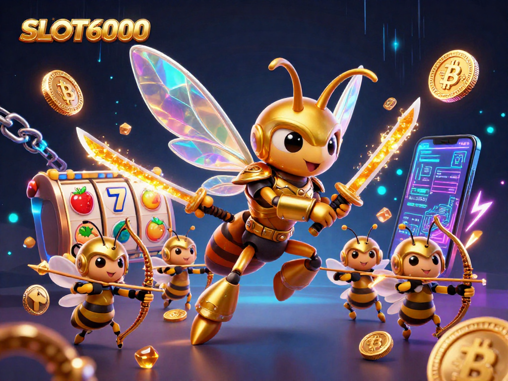 Join the excitement of SLOT6000 as you spin for big wins amidst vibrant crypto treasures!