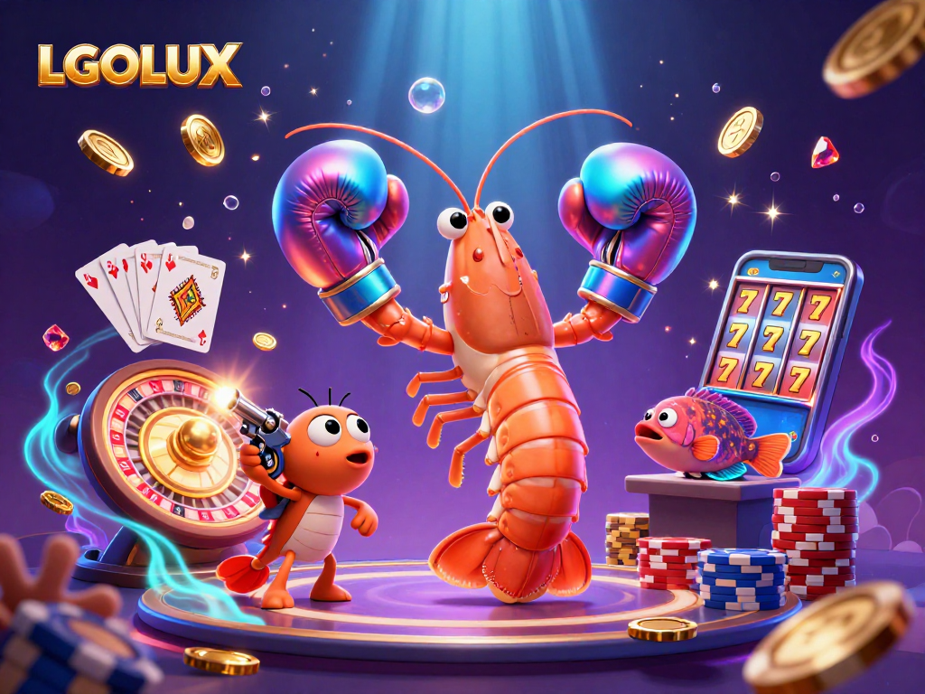 Experience thrilling gameplay at LGOLUX featuring vibrant characters and exciting casino action.
