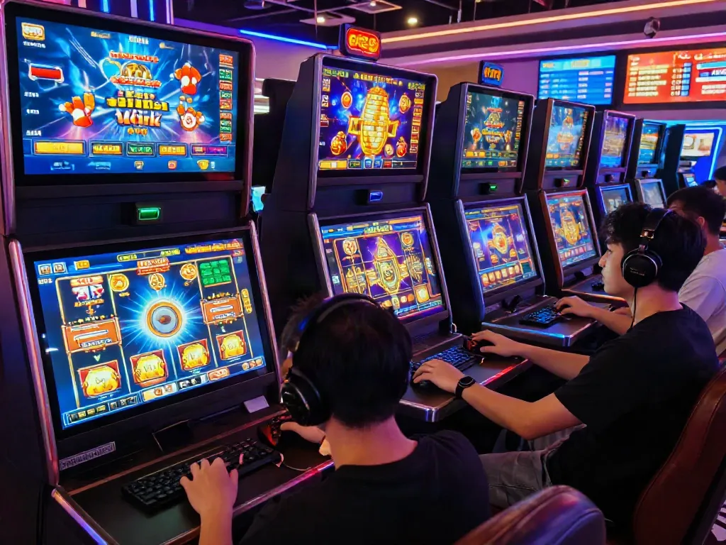 Dynamic QQMacan gaming scene showcasing immersive slot games and live RTP.