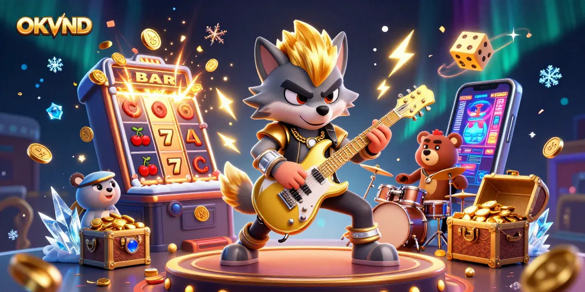 Engage with OKVND's vibrant casino experience filled with spectacular jackpots and lively characters.