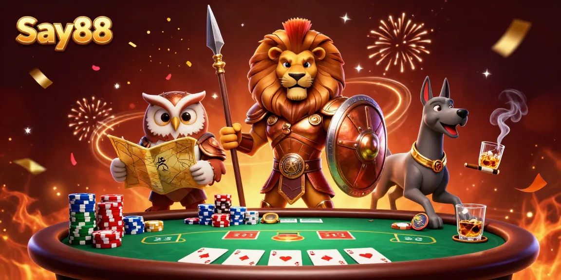 Experience thrilling gameplay at Say88 with captivating characters and dynamic casino elements.