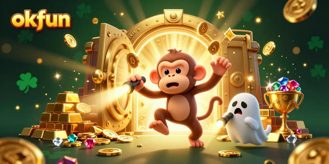 Engage in thrilling gameplay at okfun with an enchanted 3D casino atmosphere filled with golden treasures.