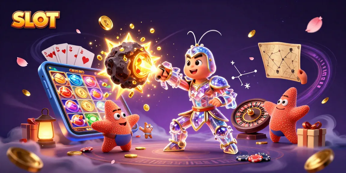 Engaging SLOT scene with a galactic mantis shrimp and treasure explosion, enhancing gaming excitement.