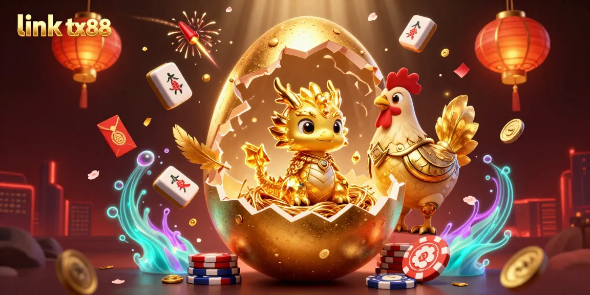 Engage with link tx88 in a captivating casino scene featuring golden elements and vibrant gaming elements.