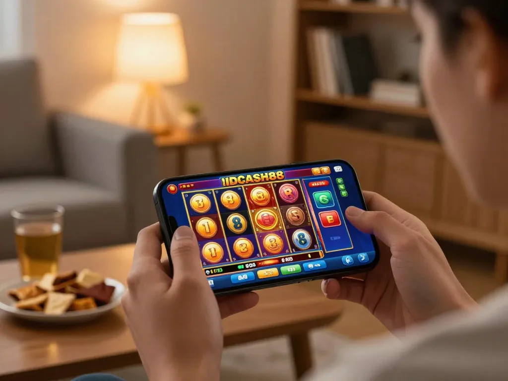 Experience the thrill of IDCASH88 Slot with immersive gameplay on a mobile app.
