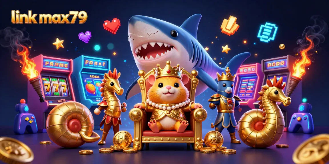 Experience the excitement at max79 with vibrant 3D casino elements featuring the tiny king and his royal guards.