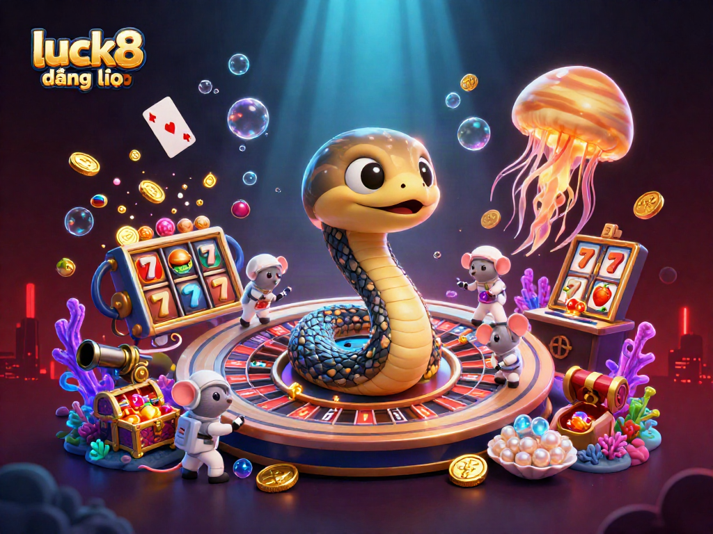 Experience the thrill of luck8 đăng nhập with exciting slot games and vibrant casino elements.
