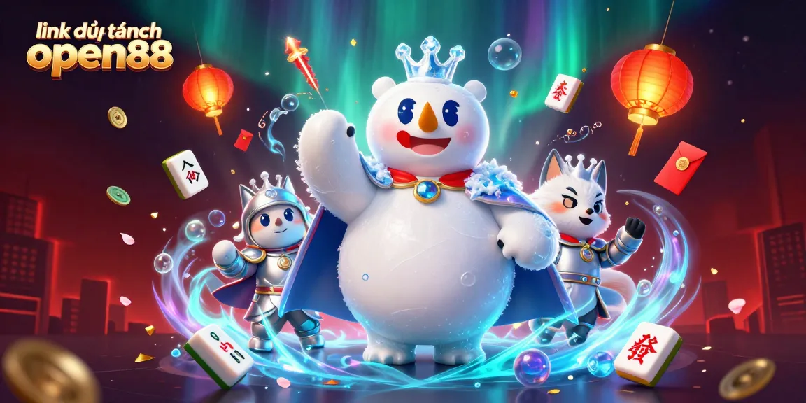 Experience the excitement of link dự phòng open88 with vibrant 3D casino elements and enchanting characters.