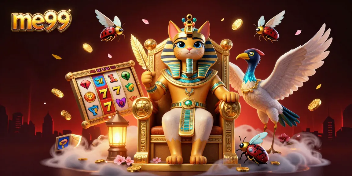 Experience winning opportunities at me99 with vibrant slot gaming elements and captivating scenes.