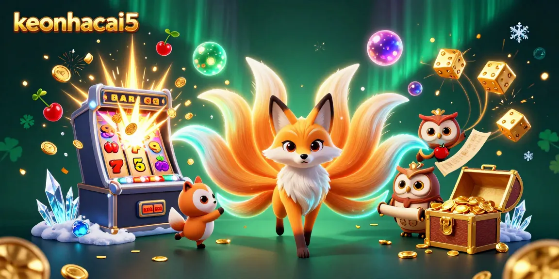 Experience thrilling gameplay at keonhacai5 with vibrant characters and exciting jackpot action.