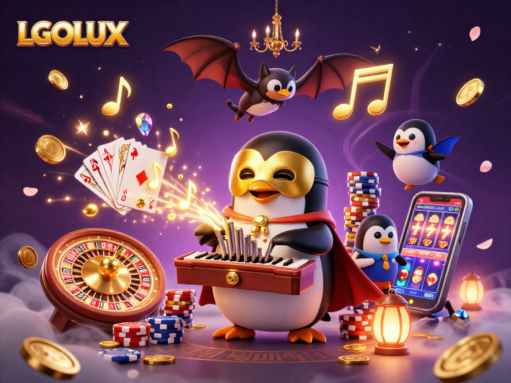 Experience thrilling gameplay with LGOLUX's dynamic 3D casino scene featuring enchanting characters.