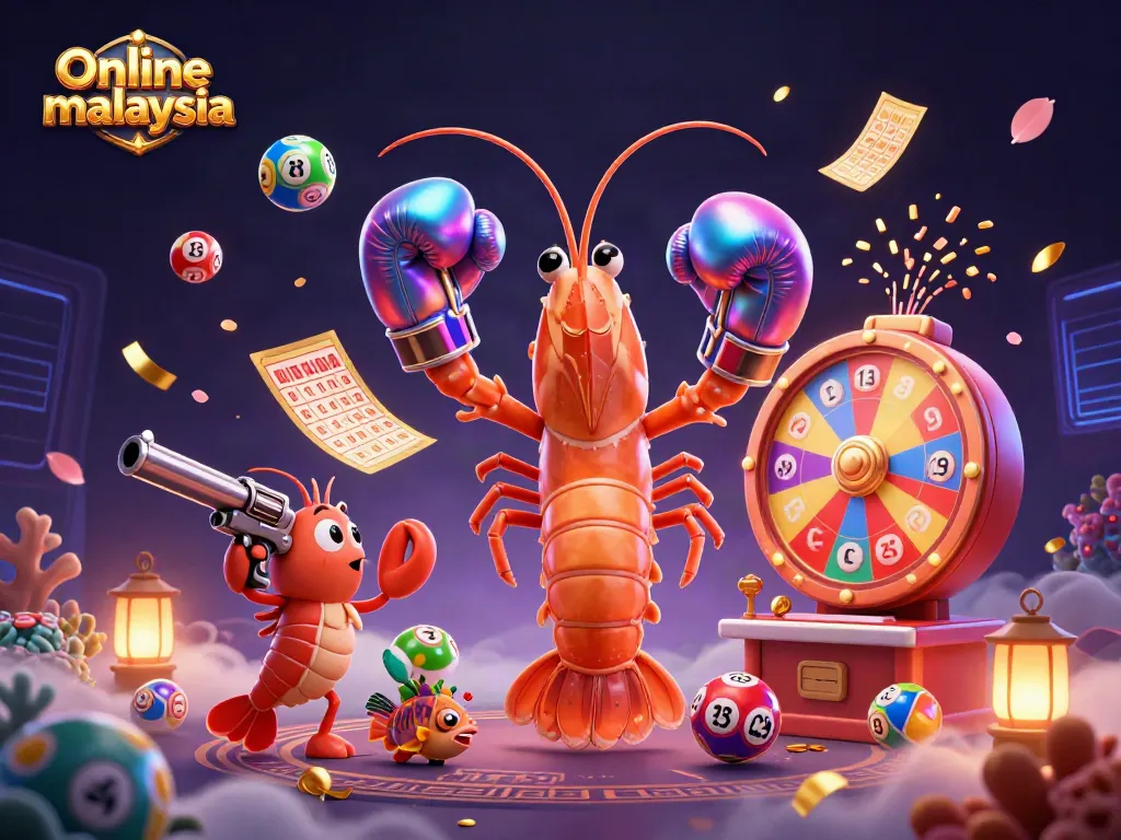 Experience thrilling activity at an online casino malaysia with a dynamic illustration showcasing vibrant gaming elements.