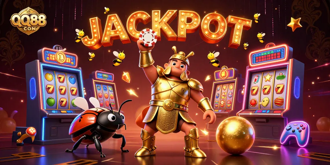 Engage in thrilling jackpots with QQ88COM slot games featuring vibrant characters and dynamic visuals.