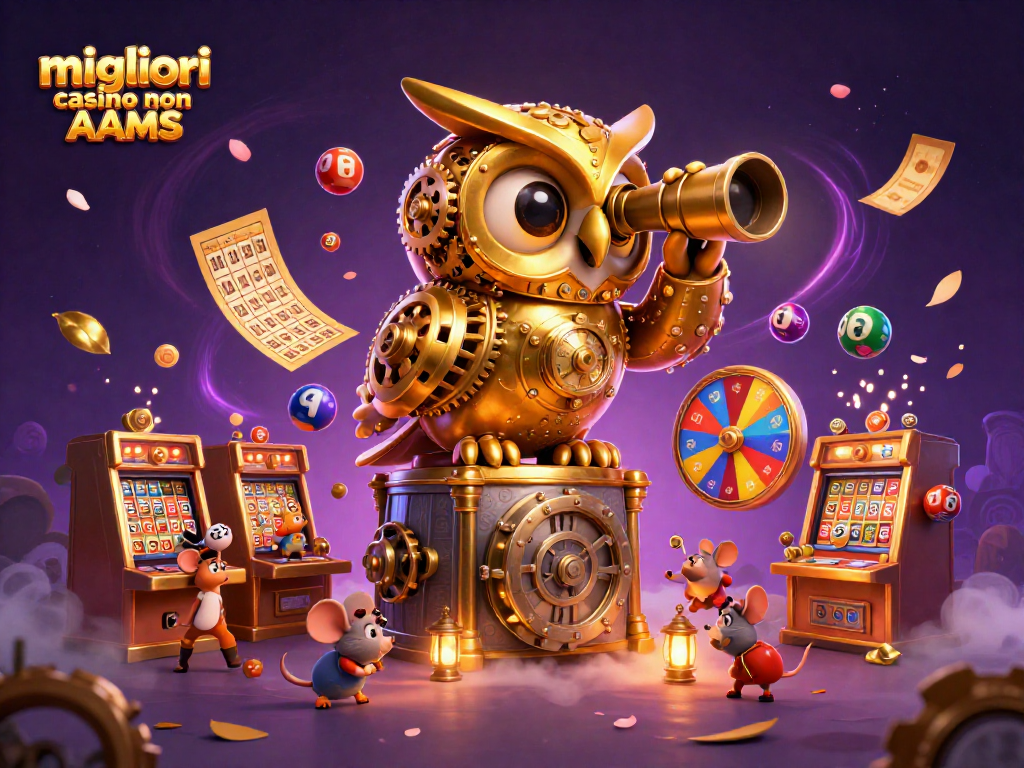 Gioca nei migliori casino non AAMS con questa vivace illustrazione 3D ricca di dettagli.
