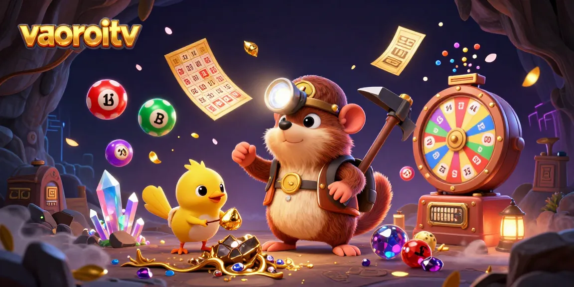 Experience thrilling moments with vaoroitv, as the treasure hunter collects golden nuggets amid dynamic lottery excitement.