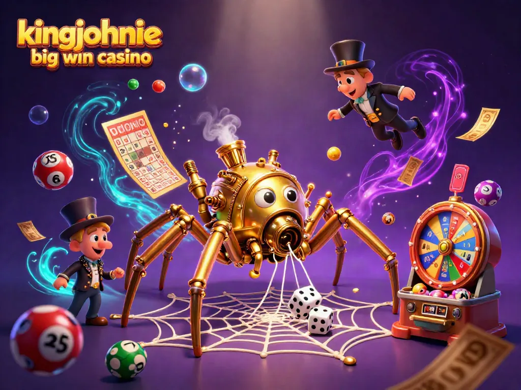 Experience thrilling wins at kingjohnnie big win casino with vibrant lottery and gaming elements.