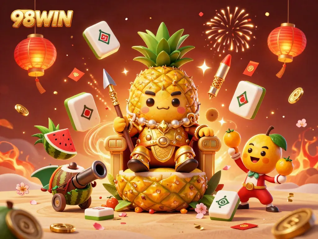 Experience winning excitement with 98WIN in a vibrant beach casino filled with festive energy.