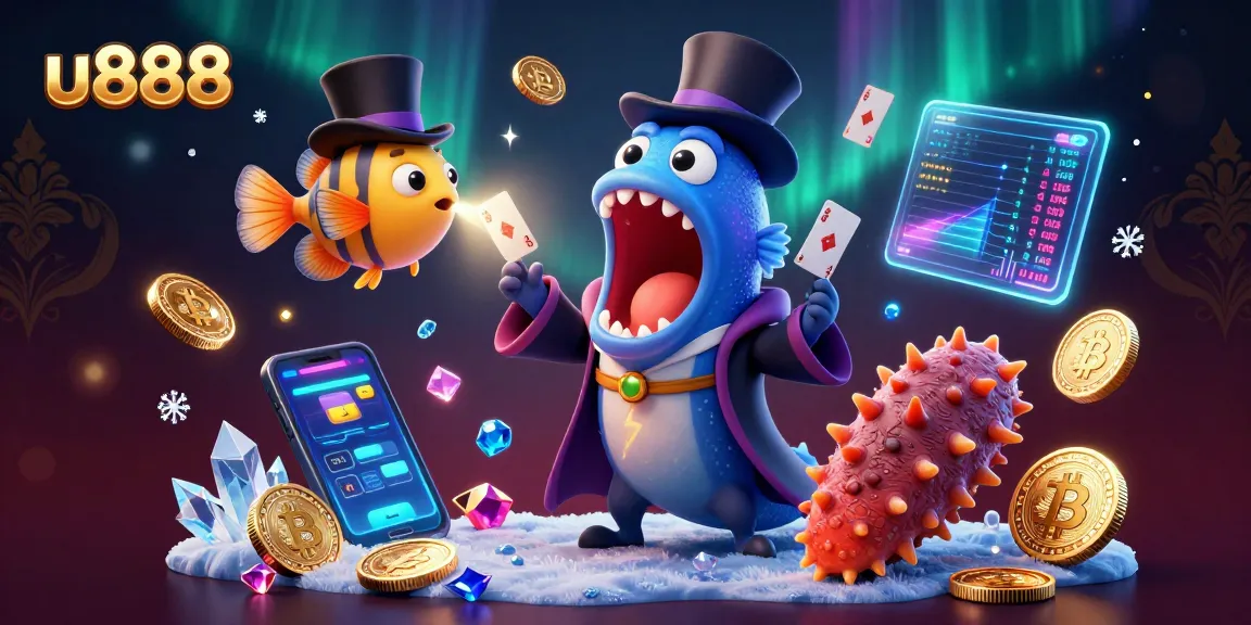 Enhance your gameplay at u888 with interactive features from a magical underwater scene.