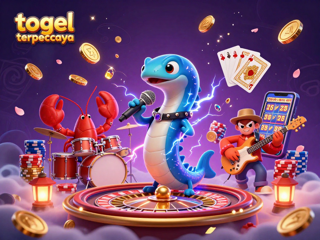 Experience thrilling gameplay at togel terpercaya with 3D cartoon characters in an underwater casino ambiance.