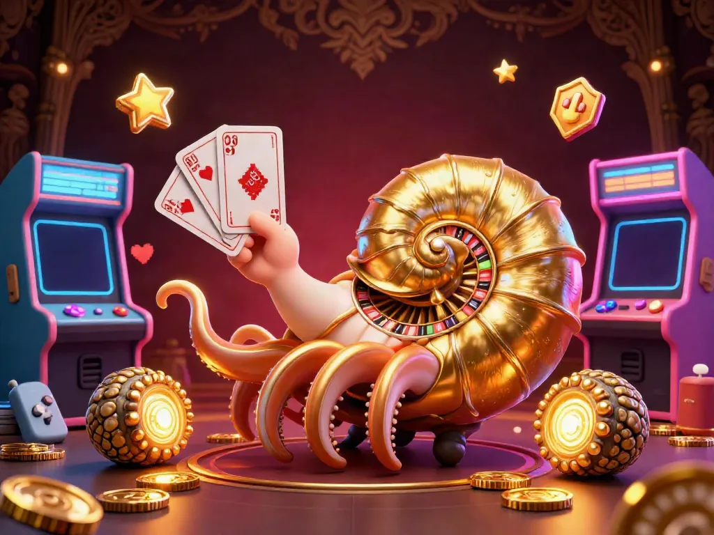 Experience thrilling gameplay at yo88 with an ancient nautilus roulette wheel and glowing game elements.